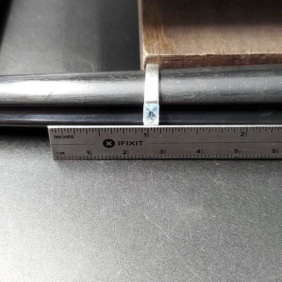 Size 6 Sterling Silver Blue Glass Gemstone Rustic Band Ring - Picture 5 of 6